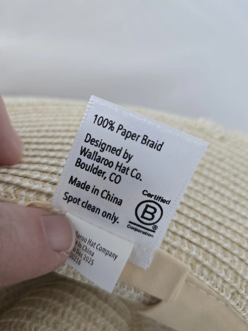 Walleroo Sedona 100% Paper Braid Hat SPF 50 Sun Protection Beach Vacation Straw